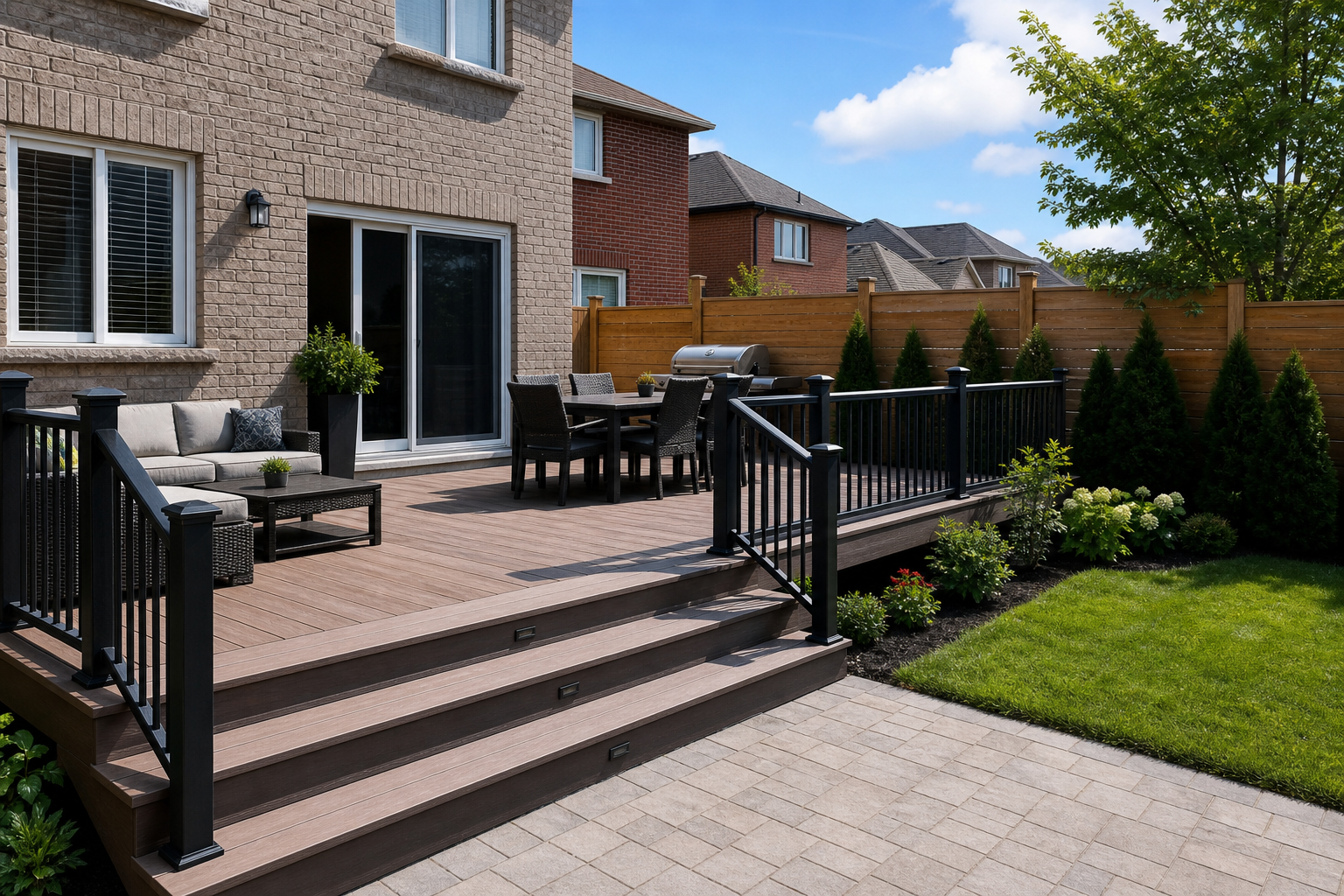 Deck and fence construction