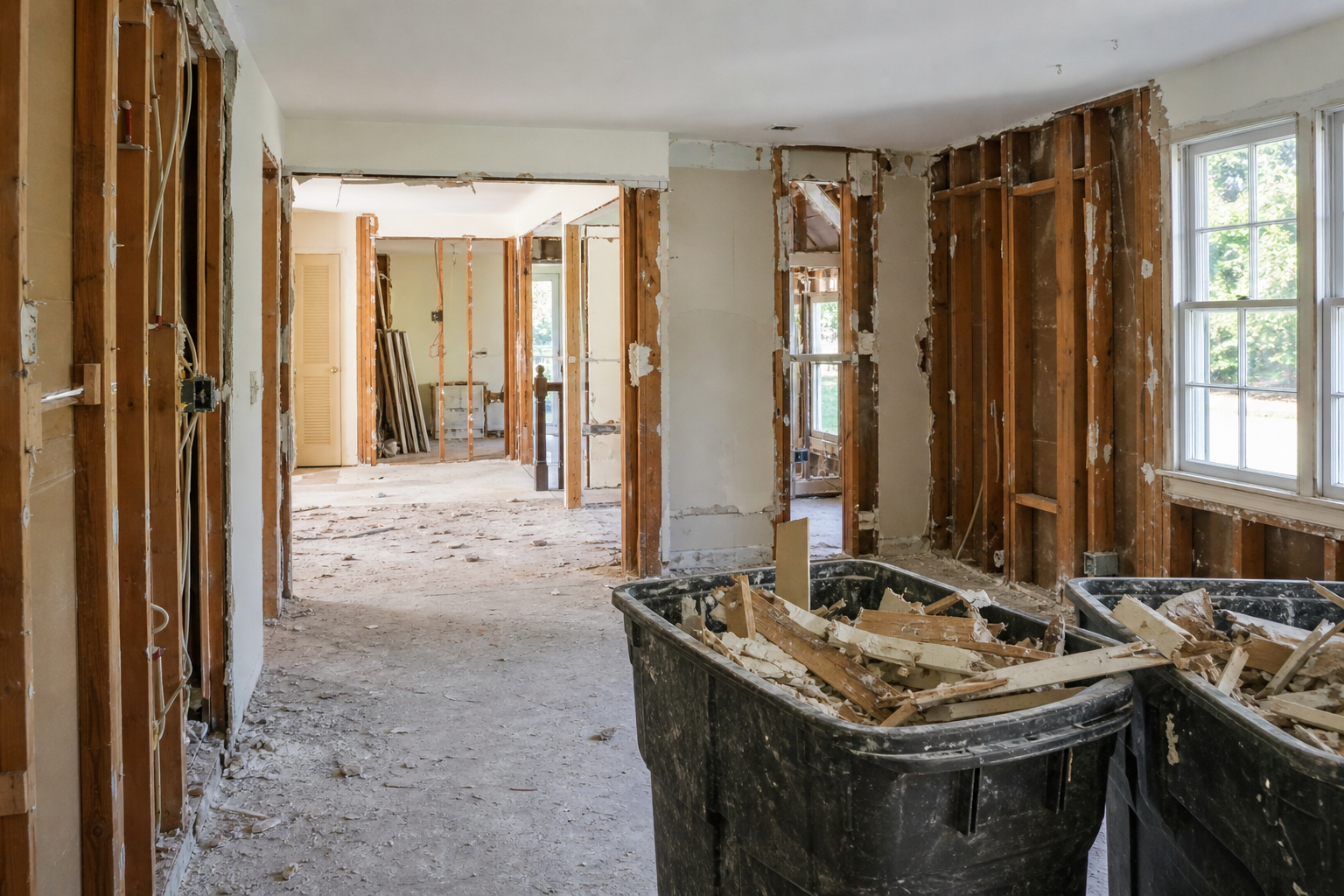Demolition and site cleanup