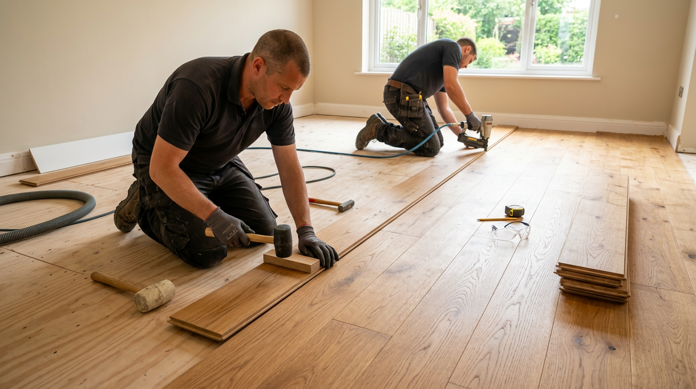 Flooring service by GTA Custom Closets