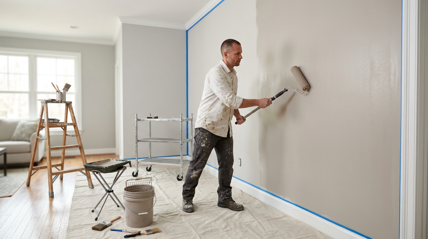 Painting service by GTA Custom Closets